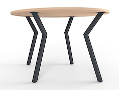 Металева опора  для круглого столу VT-16 (40х40), графіт