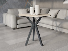 Металева опора (нога) для круглого столу VT-16 (40х40), графіт