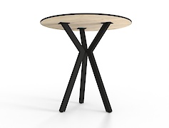 опора (нога) для круглого столу VT-16 (40х40), чорний