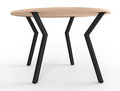 Металева опора (нога) для столу VT-16 (40х40), чорний