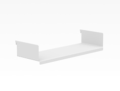 Полиця ОН-4 металева 300мм до настінного органайзера Пегборд, біла