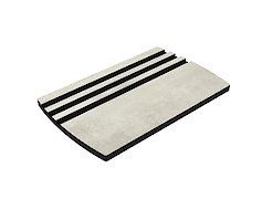 набір обробних дощок з підставкою для нарізання продуктів,  Хромікс білий