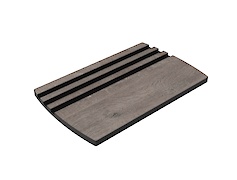 набор разделочных досок с подставкой для нарезки продуктов,3 шт, Дуб Уайт-Ривер серо-коричневый