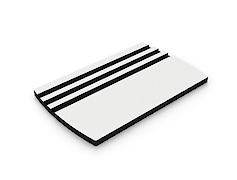 Комплект набір обробних дощок з підставкою для нарізання продуктів, білий преміум