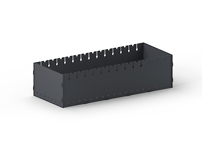 Мангал разборной 900 мм на 12 шампуров, без покраски