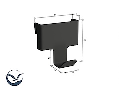 Крючок для мангалу, графіт