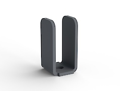 Крепление для мангала, графит