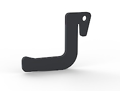 Плоский крючок для мангалу, графіт