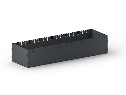 Мангал разборной 1200 мм на 18 шампуров, черний