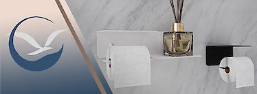 Тримач для туалетного паперу з полицею від ВКФ "Вибір"- функціональність у кожній деталі.