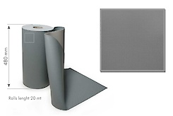 Килимок антиковзаючий Italiana Ferramenta WEAVE темно-сірий ширина 480мм товщина 1.2мм