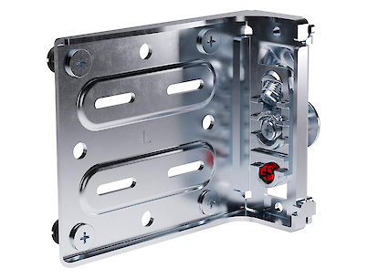 Подвес мебельный регулируемый Italiana Ferramenta Libra H11 под запрессовку для планки левый