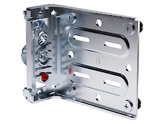 Підвіс меблевий регульований Italiana Ferramenta Libra H11 під запресовування для планки, правий