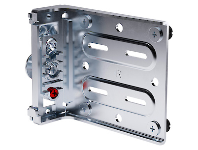 Подвес мебельный регулируемый Italiana Ferramenta Libra H11 под запрессовку для планки, правый