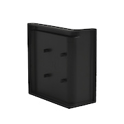 Заглушка до підвісу Libra H11 Italiana Ferramenta антрацит, права для меблів