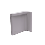 Заглушка до підвісу Libra H11 Italiana Ferramenta сірий, ліва