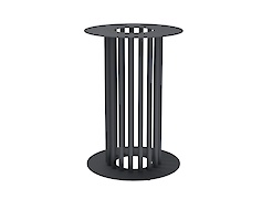 Металева опора для круглого столу VT-18, графіт