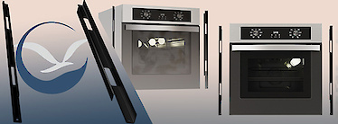 Комплект термоізоляційних планок у корпус під вбудовану духову шафу