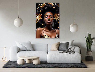 Картина ''Дівчина в ліліях'' з ультрафіолетовим друком на ДСП