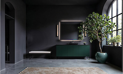 LuxeForm IDEA Бархатный зеленый MT-083 iS мат 17.7 мм