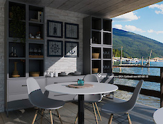 MDF LuxeForm IDEA  Серебряная пыль MT-081 iS 17.7мм в цвет основного декора