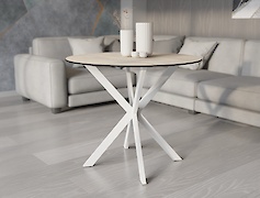 Металлическая опора для круглого стола VT-19 750х735, белый