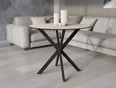 Металева опора для круглого столу VT-19 750х735, чорний