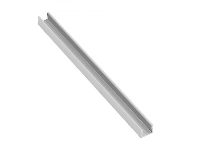 Алюминиевый профиль под LED ленту, GLAX GTV MICRO L=3 м, накладной, алюминий