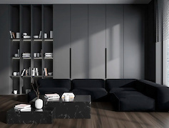 Ручка меблева алюмінієва HEXA L-1200 мм, алюміній