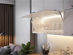 Алюмінієвий профіль GLAX під LED стрічку, GTV L=3 м