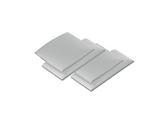 Заглушка GTV для врізного профілю PA-GLAX-AL під LED стрічку, алюміній