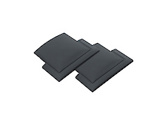 Заглушка GTV для врізного профілю PA-GLAX-AL під LED стрічку, чорний