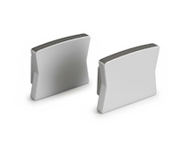 Заглушка GTV к алюминиевому LED профилю GLAX MICRO, алюминий