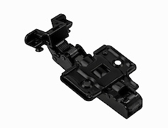 GTV Silento Pro для алюмінієвого профілю накладна з дотягувачем, H=0, чорний