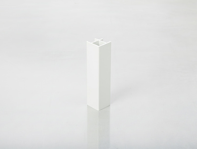 Уголок универсальный 90°Scilm к пластиковому цоколю H=100, белый