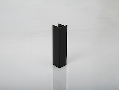 Уголок 90° универсальный Scilm для пластикового цоколя H=100 черный