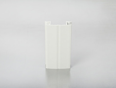 Куточок регулюємий Scilm для пластикового цоколя H=100 мм білий