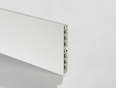 Цоколь кухонный пластиковый Scilm h=100мм L=4000мм белый 