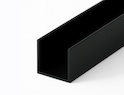 П-подібний профіль 8х8х1мм матовий чорний L=3м