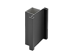 Профіль T вертикальний двосторонній GTV VELLO L-3000, чорний матовий