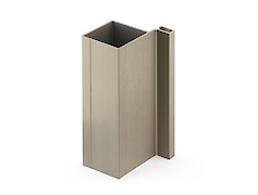 Профіль T вертикальний односторонній GTV VELLO L-3000, шліфована сталь