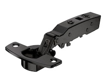 Завіса Hettich Sensys 8675, накладна, кут відкривання 110 °, без пружини, чорний обсидіан