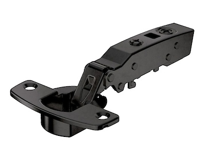 Петля Hettich Sensys 8675, накладная, угол открытия 110 °, без пружины, черный обсидиан