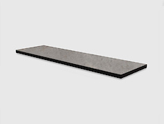 Полка с закругленными углами из компакт-плиты Egger F186 ST9, 450х150х13мм