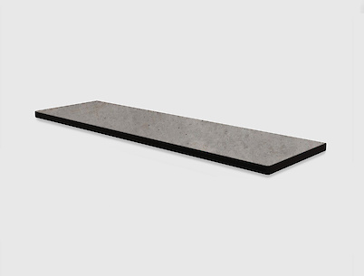 Полка с закругленными углами из компакт-плиты Egger F186 ST9, 450х150х13мм