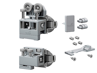 Комплект фурнітури для системи складних (розсувних) дверей Hettich WingLine L 