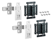 Комплект середніх завіс швидкого монтажу Hettich WingLine L із регулюванням, білий, 2 шт.