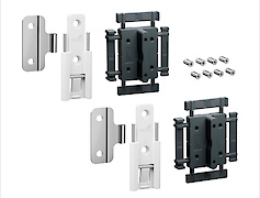 Комплект средних петель быстрого монтажа Hettich WingLine L без регулировкой, белый, 2 шт.