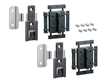 Комплект середніх завіс швидкого монтажу Hettich WingLine L без регулюванням, антрацит, 2 шт.