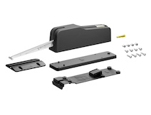 Комплект для системы складных (раздвижных) дверей Pull to move Silent, WingLine L/S/230, heavy, антрацит